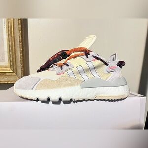 2019 Men Adidas Nite Jogger X Beyonce Ivy Park Ecru Tint Used Size 8 NDS Rare